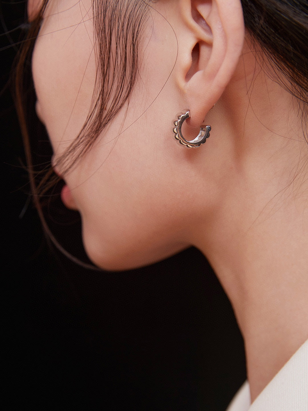 Gear Collection Sterling Silver Earrings