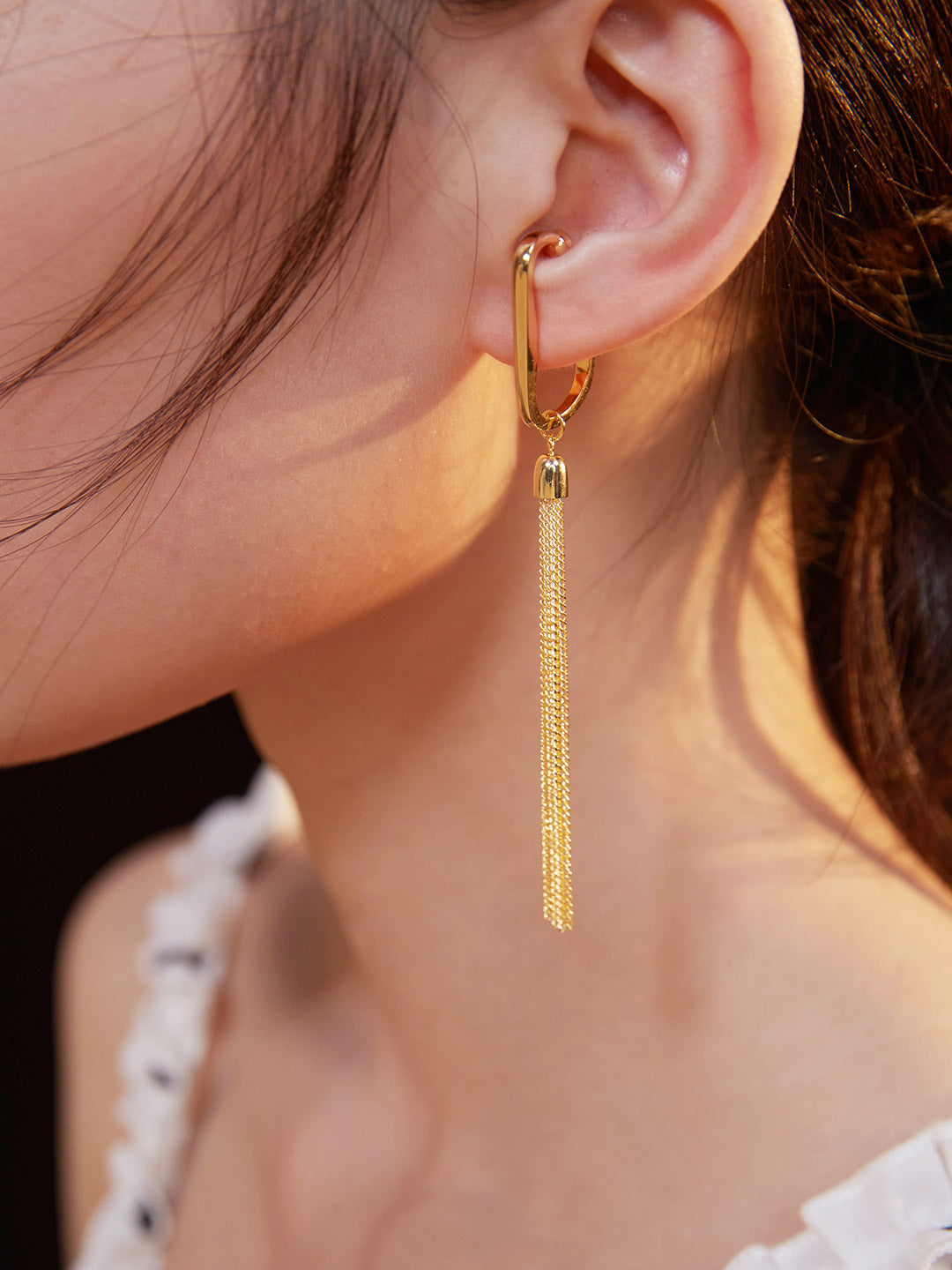 Tassel ear clips (in pair)