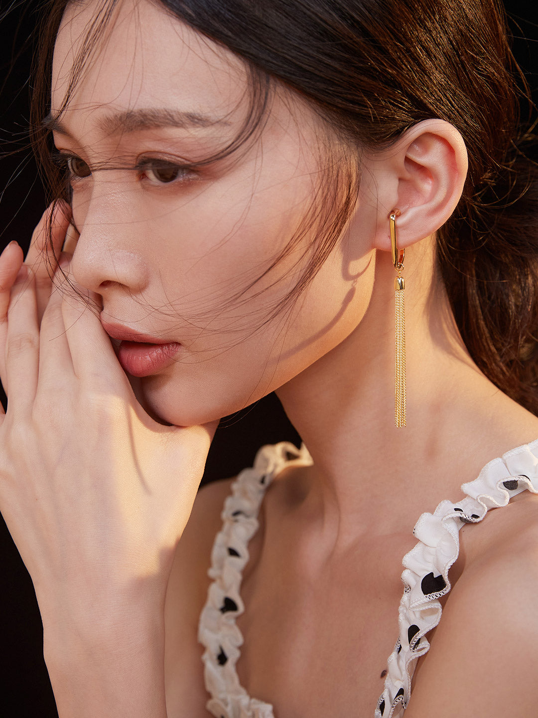 Tassel ear clips (in pair)