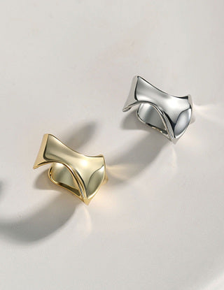 Sterling silver simple ear clips (Single piece)