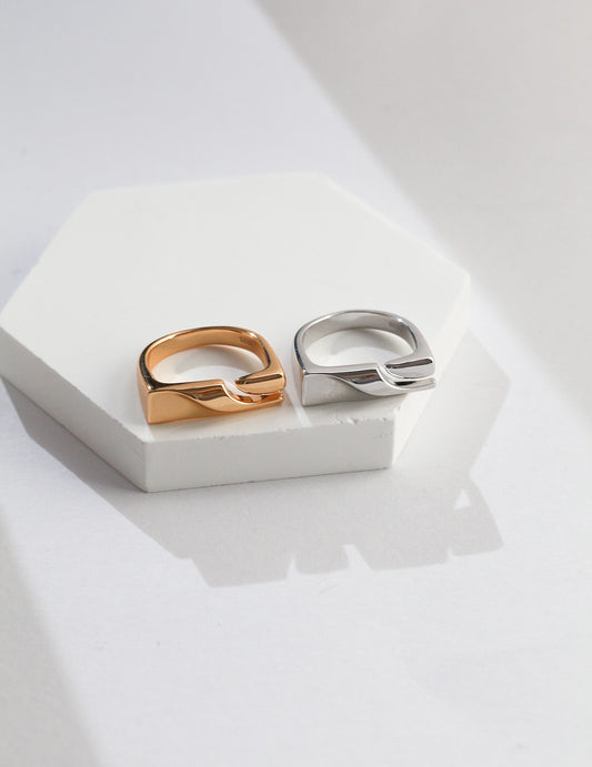 Geometric Sculpture Series Ring
