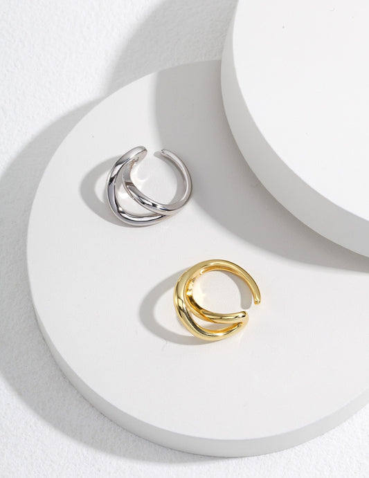 Geometric hollow ear Clip