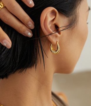 Croissant minimal Earring