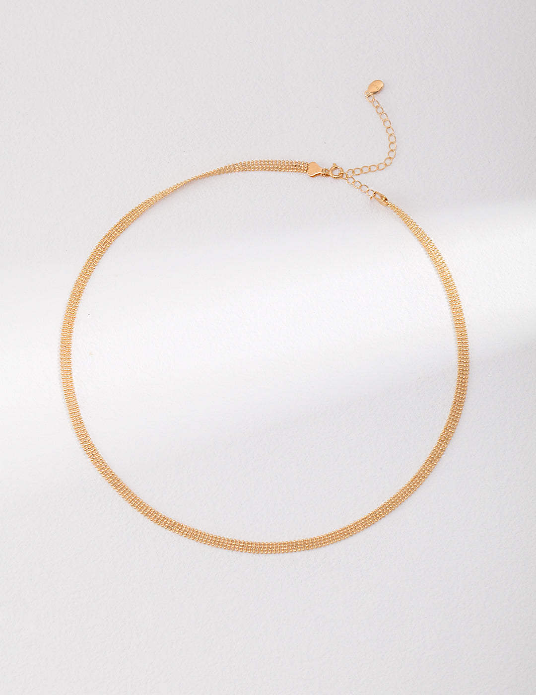 Sterling Silver/18k Gold Vermeil Necklace / Choker