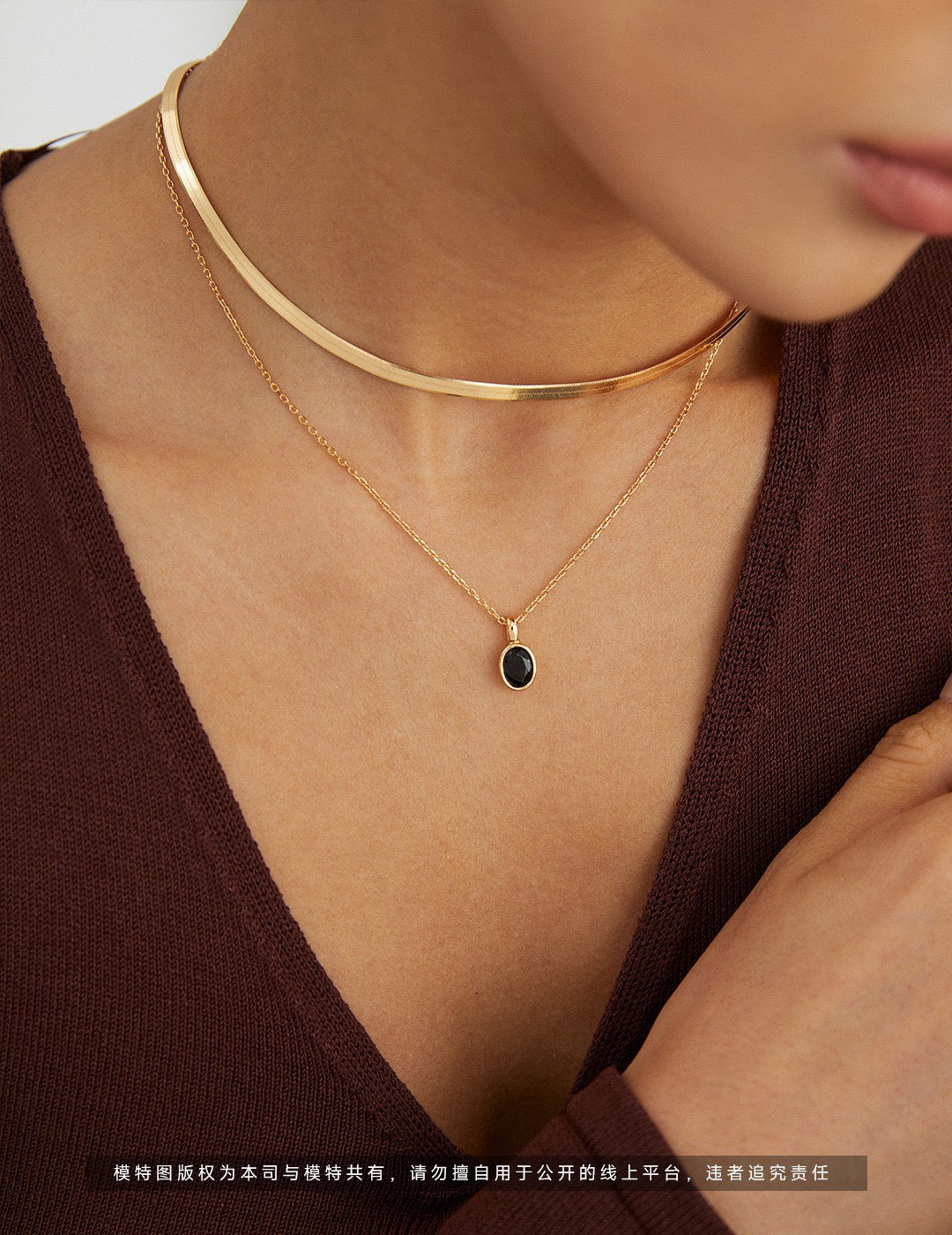 Sterling Silver Zircon Necklace