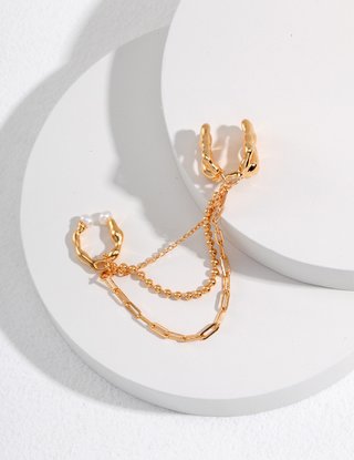 Sterling silver pearl earrings ear Clips (single piece)