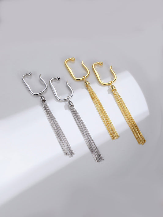 Tassel ear clips (in pair)
