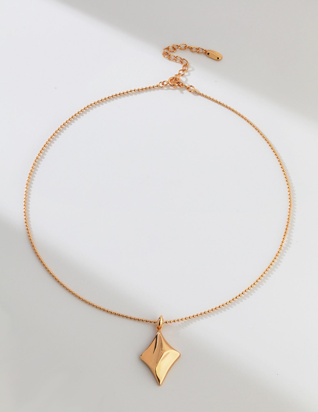 Four-pointed Star Sterling Silver Necklace