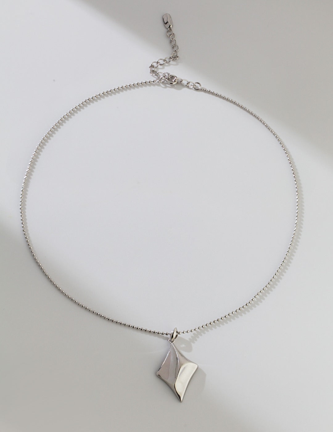 Four-pointed Star Sterling Silver Necklace