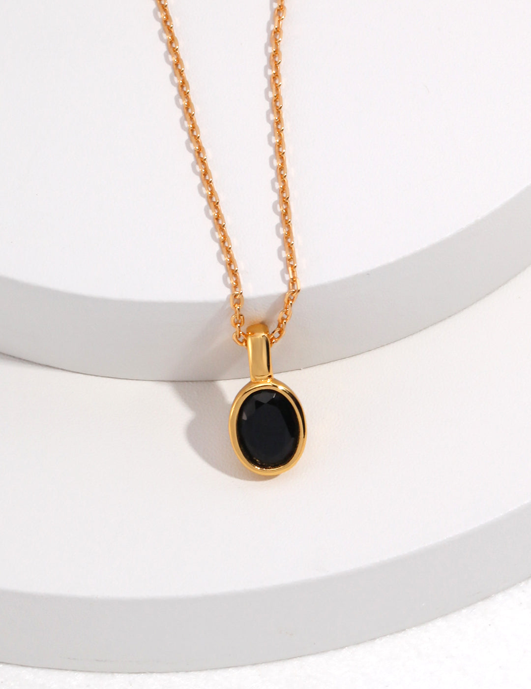 Sterling Silver Zircon Necklace