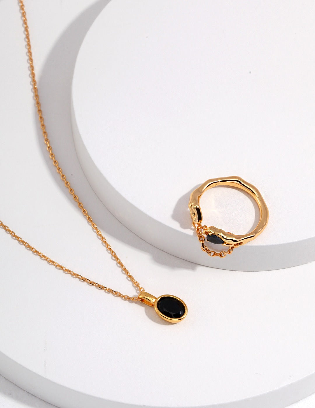 Sterling Silver Zircon Necklace