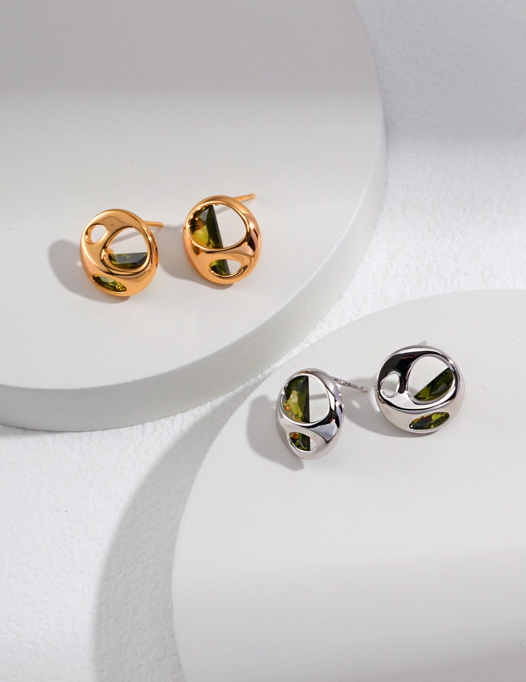 Sterling Silver Zirconia Earrings