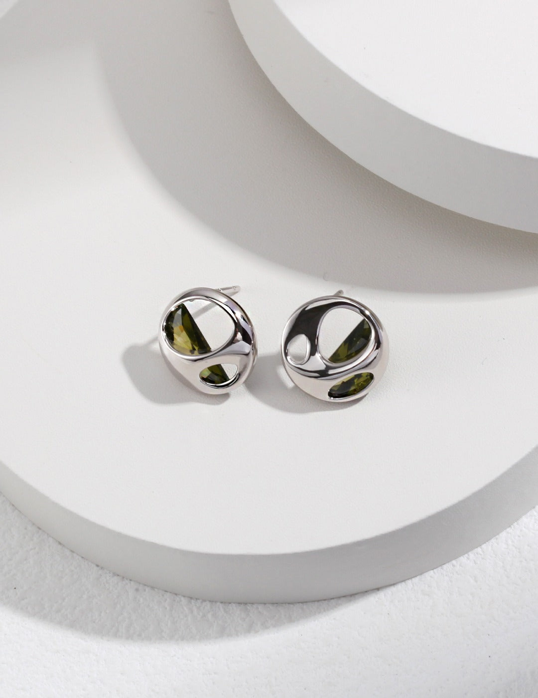 Sterling Silver Zirconia Earrings