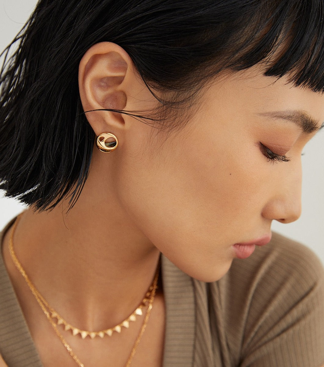 Sterling Silver Zirconia Earrings