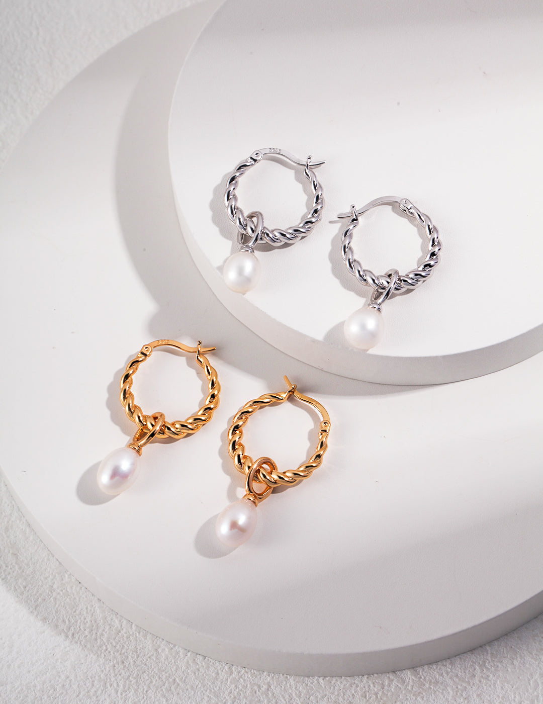 Pearl Earring with Hoop