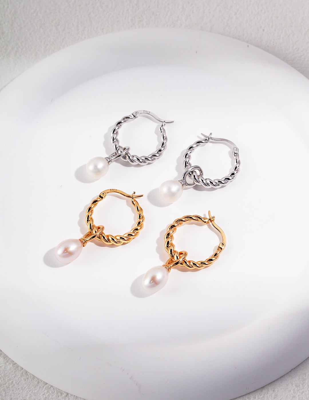 Pearl Earring with Hoop